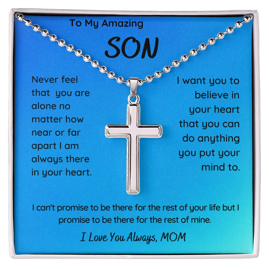 Son Cross Necklace Ball Chain