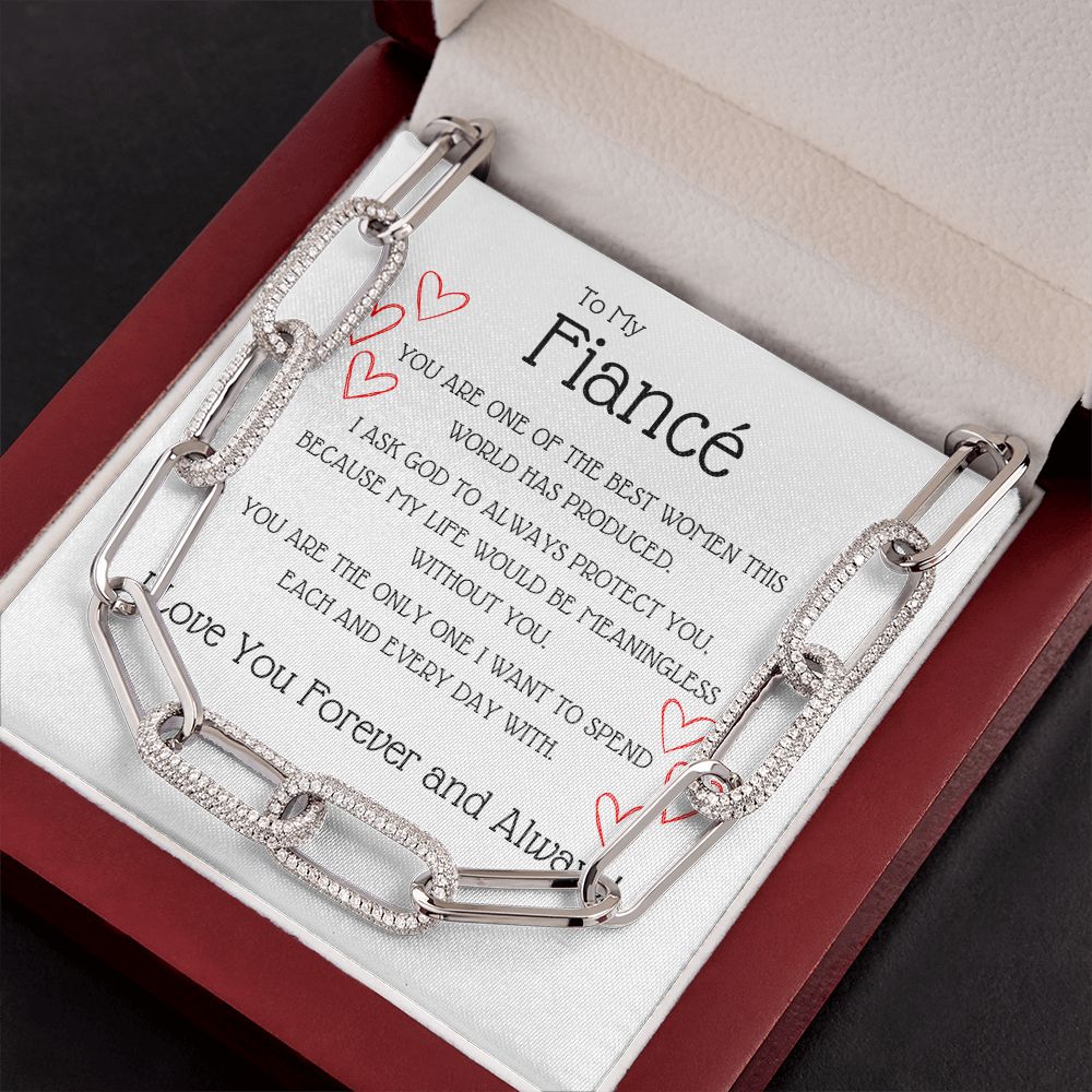TO MY FIANCE | FOREVER LINKED NECKLACE