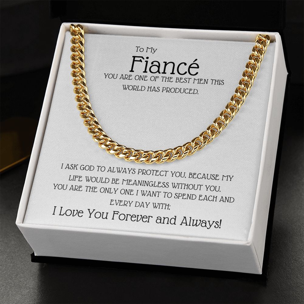 TO MY FIANCE | CUBAN LINK CHAIN