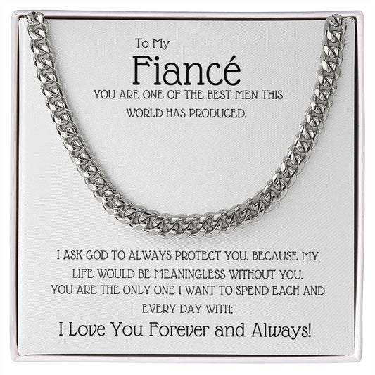 TO MY FIANCE | CUBAN LINK CHAIN