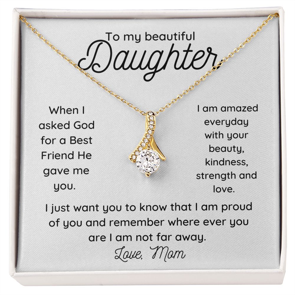 TO MY BEAUTIFUL DAUGHTER | ALLURING BEAUTY NECKLACE