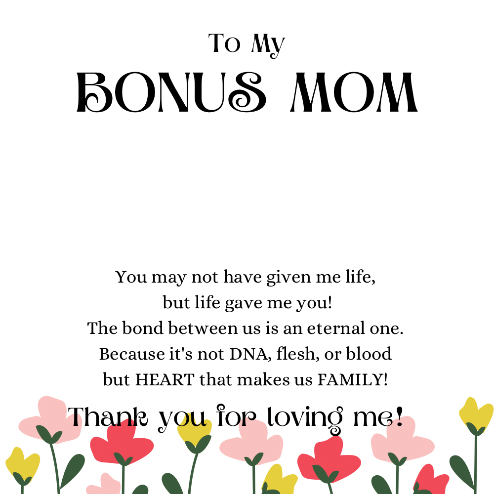 Lucky In Love….To my Bonus Mom